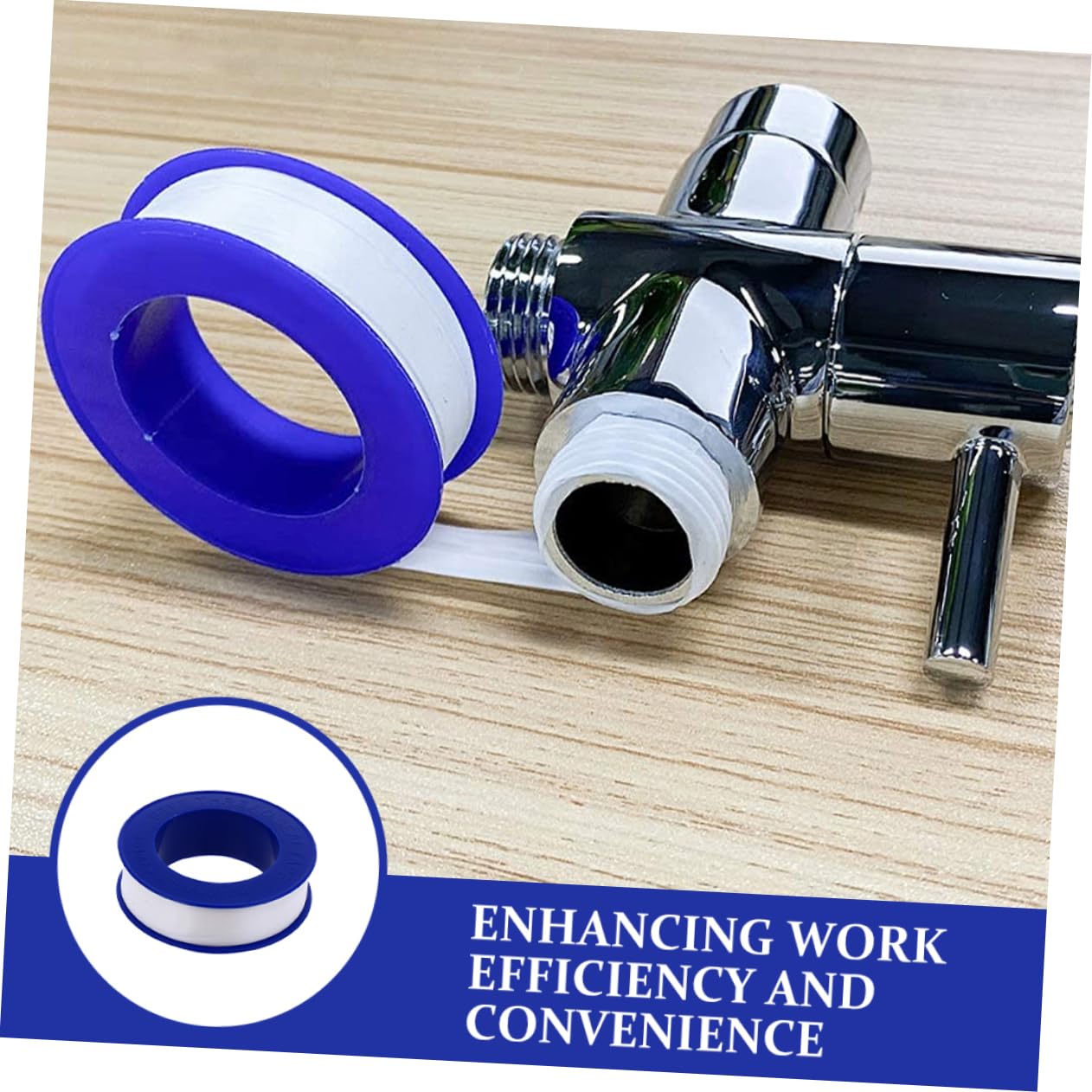 12 Rolls PTFE Pipe Thread Sealant Tape for Plumbing Leaks