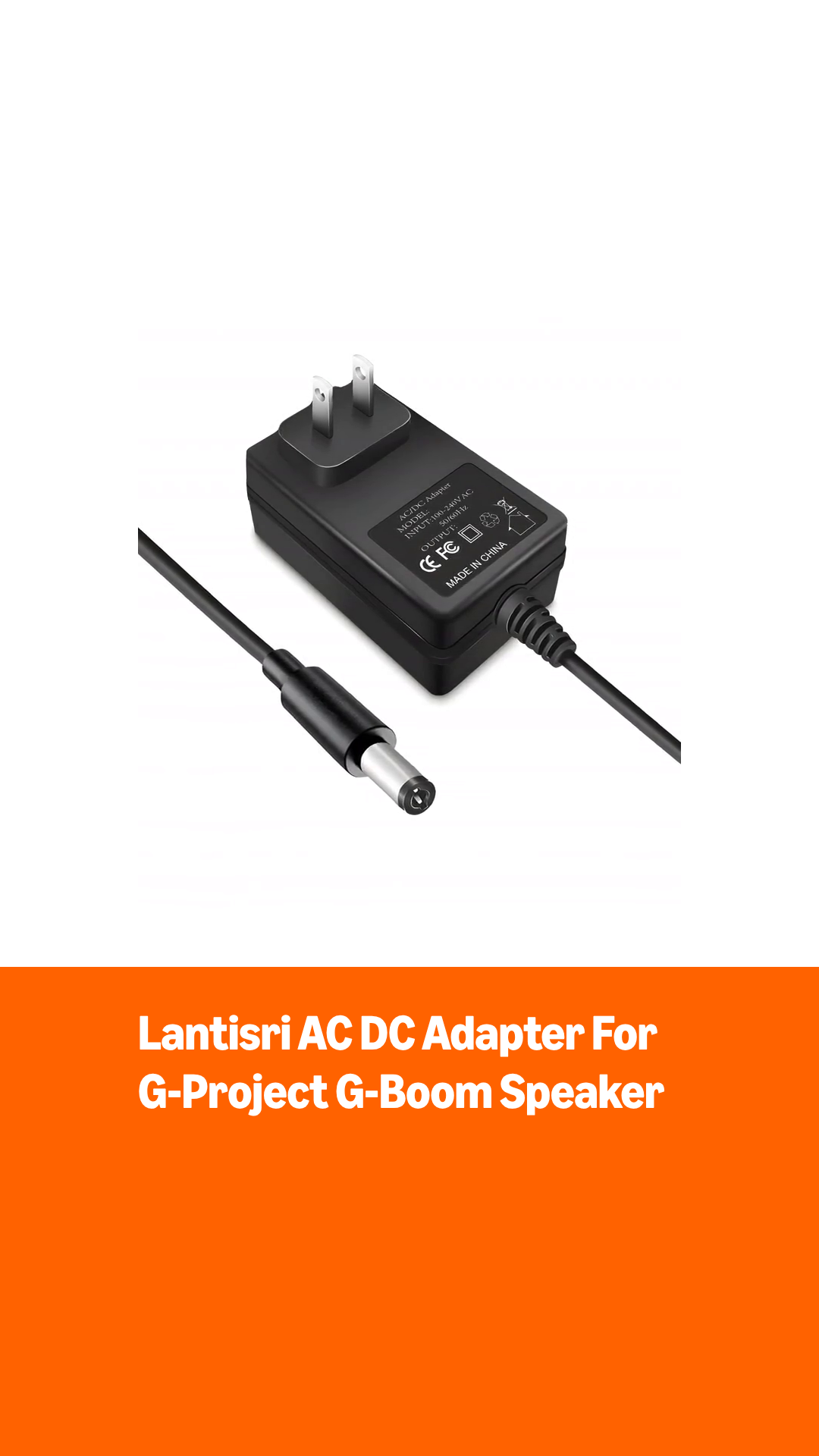 Amazon.com: 12V AC Adapter for G-Project G-Boom Bluetooth Speaker