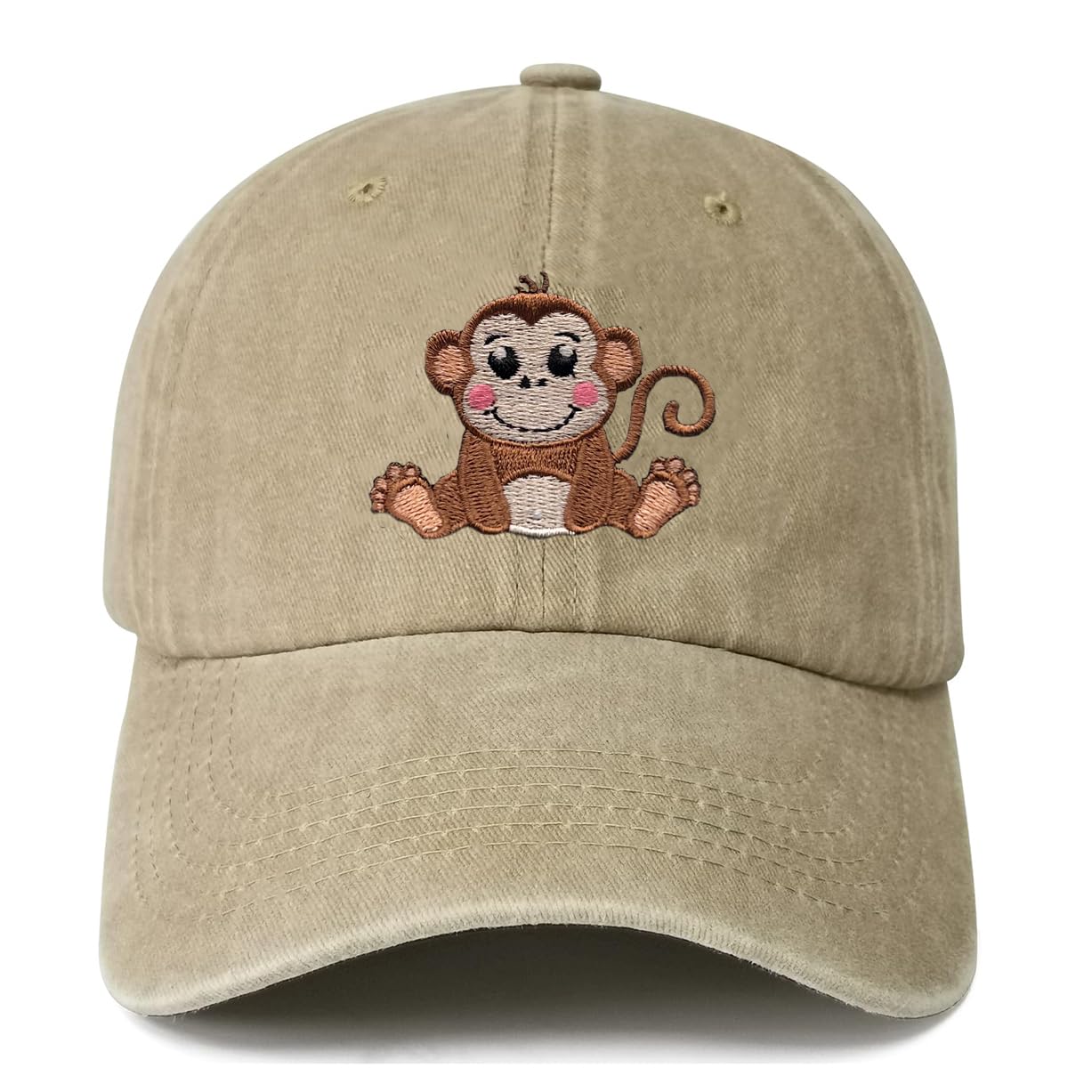 MOLIAN Embroidered Baseball Cap for Men Women - Adjustable Cotton Washed Dad Hat