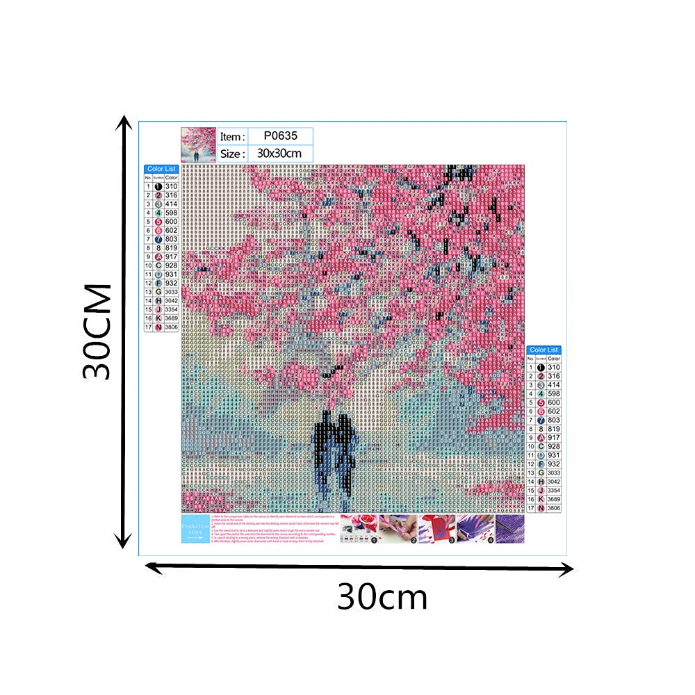 WOWDECOR Kit De Peinture Diamant 5D à Réaliser Soi-même Motif Minnie Mouse 30 X 40 Cm