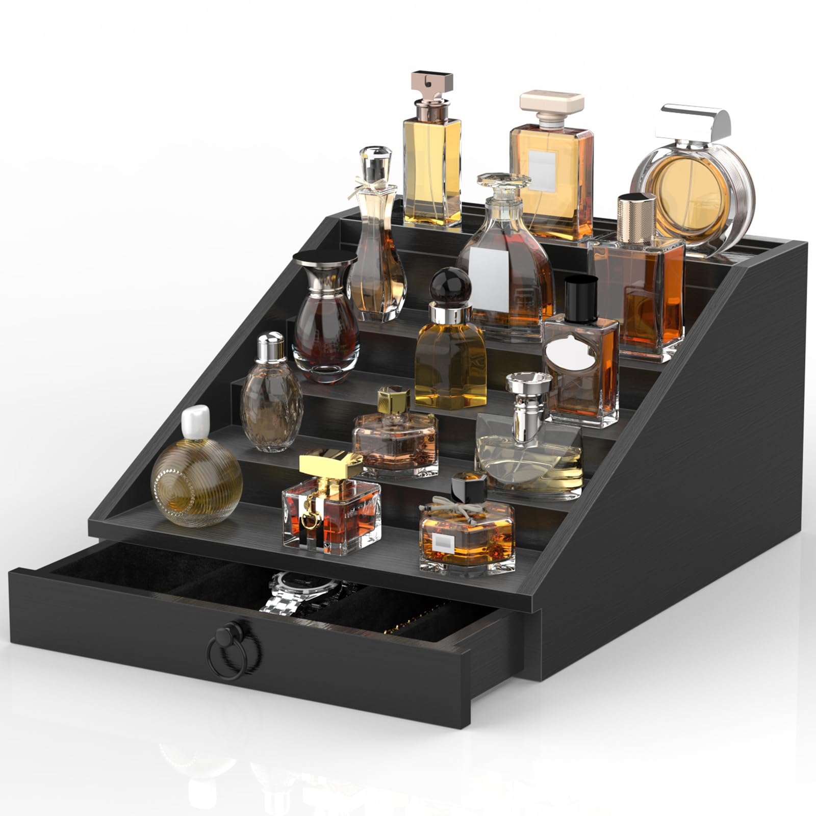 Amazon.com: upcessory Wooden Cologne Organizer for Men Enhanced 5