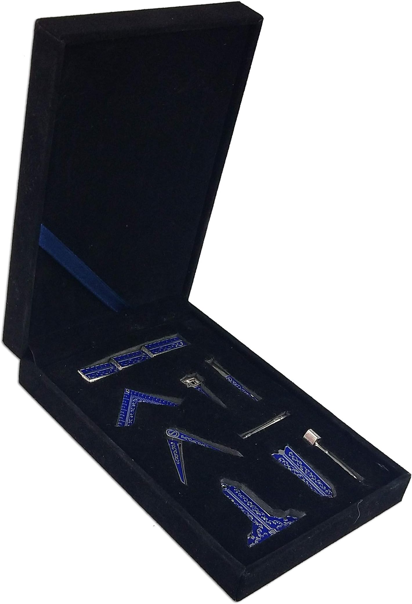Masonic Blue Lodge Freemason Working Tools Set in Box Accessories