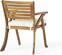 Vista 10 de Christopher Knight Home Hermosa - Juego de comedor de madera de acacia, 5 piezas, acabado de teca