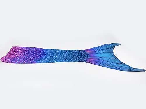 Miniatura 5 de DNFUN Traje de baño de sirena para niñas, traje de baño de sirena para niños, sin monoaleta