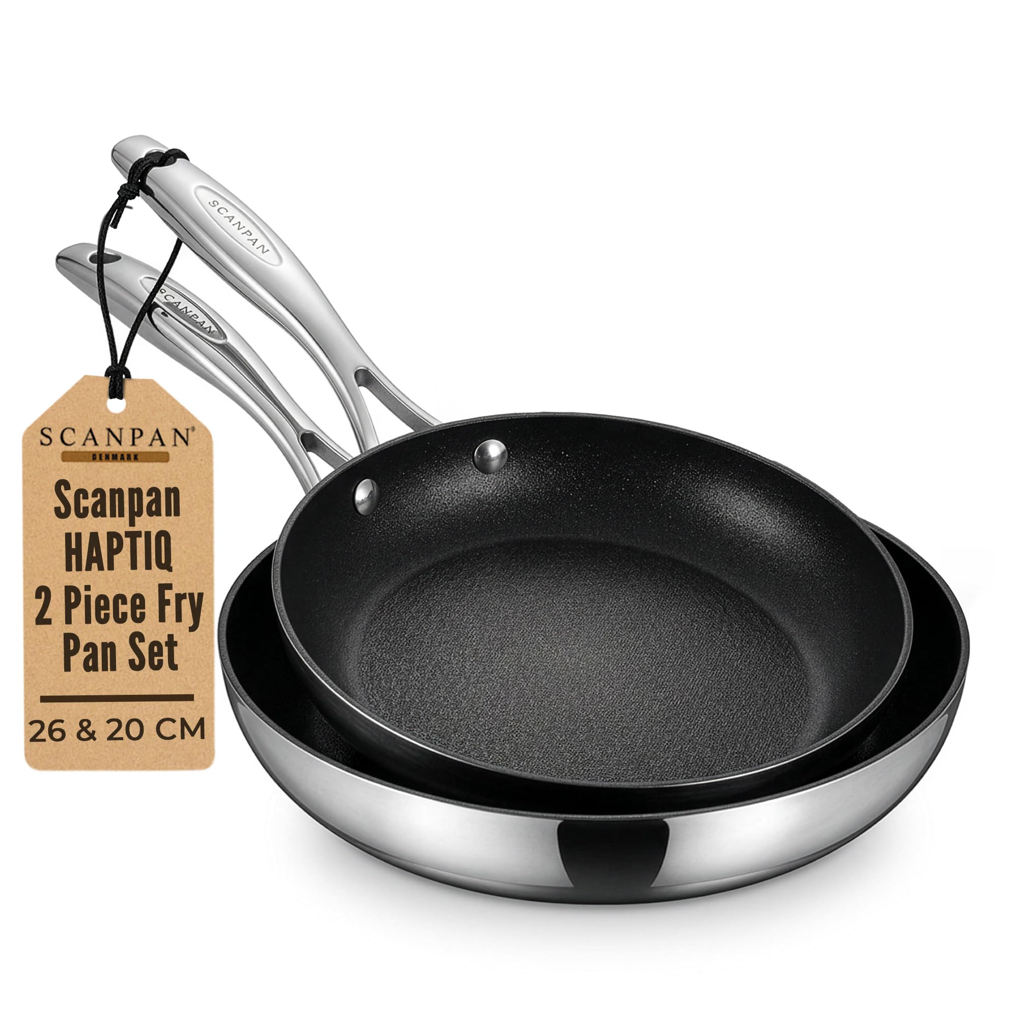 Amazon.com: Scanpan HAPTIQ 2 Piece Fry Pan Set: Home & Kitchen