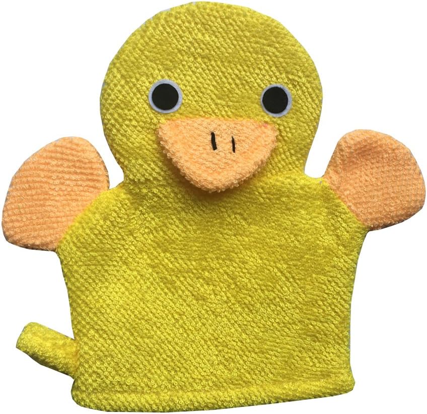 Cute Baby Kids Bath Sponge/Mitt/Glove Set of 4 Cartoon Rabbit/Frog/Duck/Bear - view 3