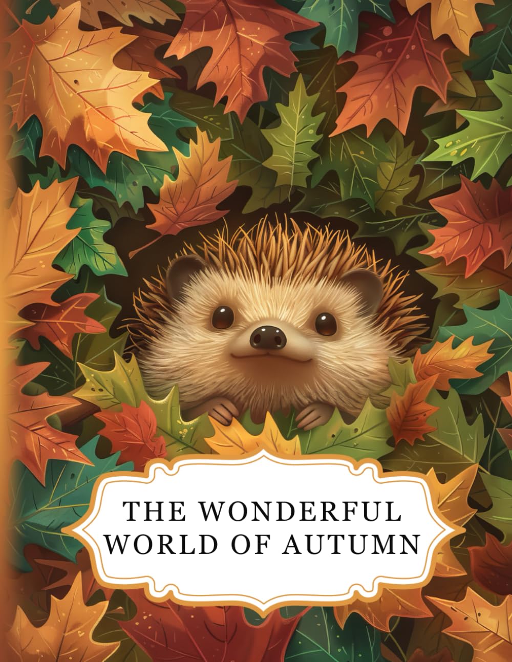 The Wonderful World Of Autumn: An autumn colouring book for adults with 50 beautiful designs. Perfect for relaxation, stress relief and creativity (Beautiful worlds)