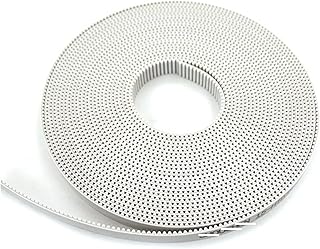Correa Transmisión Color Blanco Correa Dentada PU HTD 3-M 6mm 10mm 15mm PU con Núcleo De Acero Correa Dentada HTD 3-M Cinturón HTD3M Correa Dentada Abierta 6 mm Cinturón Transmisión