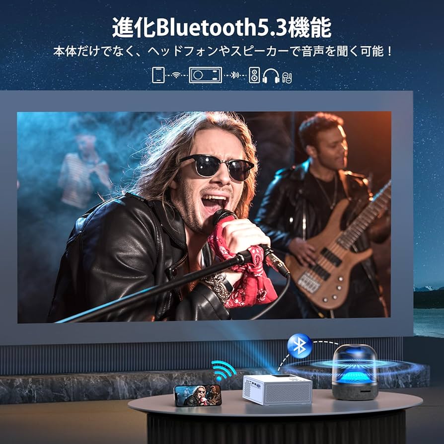 Amazon.co.jp: OWNKNEW プロジェクター 小型 13000ルーメン高
