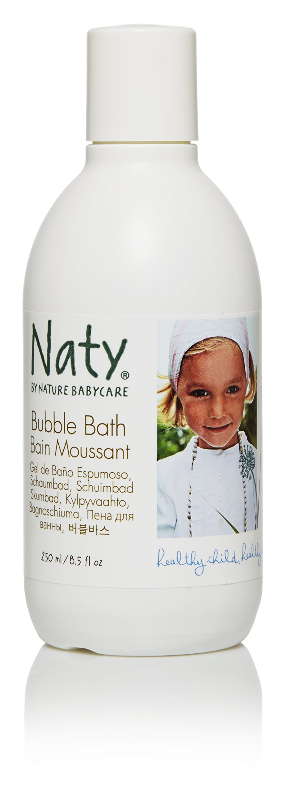 Naty Eco Bubble Bath, Perfume Free, 8.5-Ounce (Pack of 2)