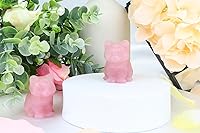 Vista 80 de QINJIEJIE Gato de obsidiana negra, decoración de Halloween, cristales y piedras curativas, estatua de piedra de gatos dormidos, escultura de piedras