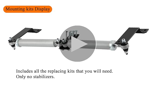 Reflex Steering Stabilizer Bracket Kit For Ford E250/E350/E450 (1987-2024)