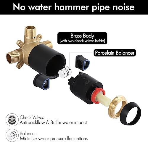 Miniatura 7 de KES XB6202-P - Juego de baño.