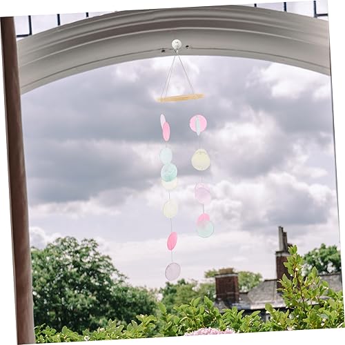 Miniatura 4 de Campana de viento para decoración de exteriores e interiores, anillo colgante, campanilla de viento creativa para jardín, patio y decoración del