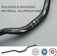 Corki MTB Kormány 31.8mm - Alumínium Könnyű Kerékpár Kormány 720/780mm - Fekete/Szivárvány Riser Bar Hegyikerékpárhoz, Országúti Biciklihez 5