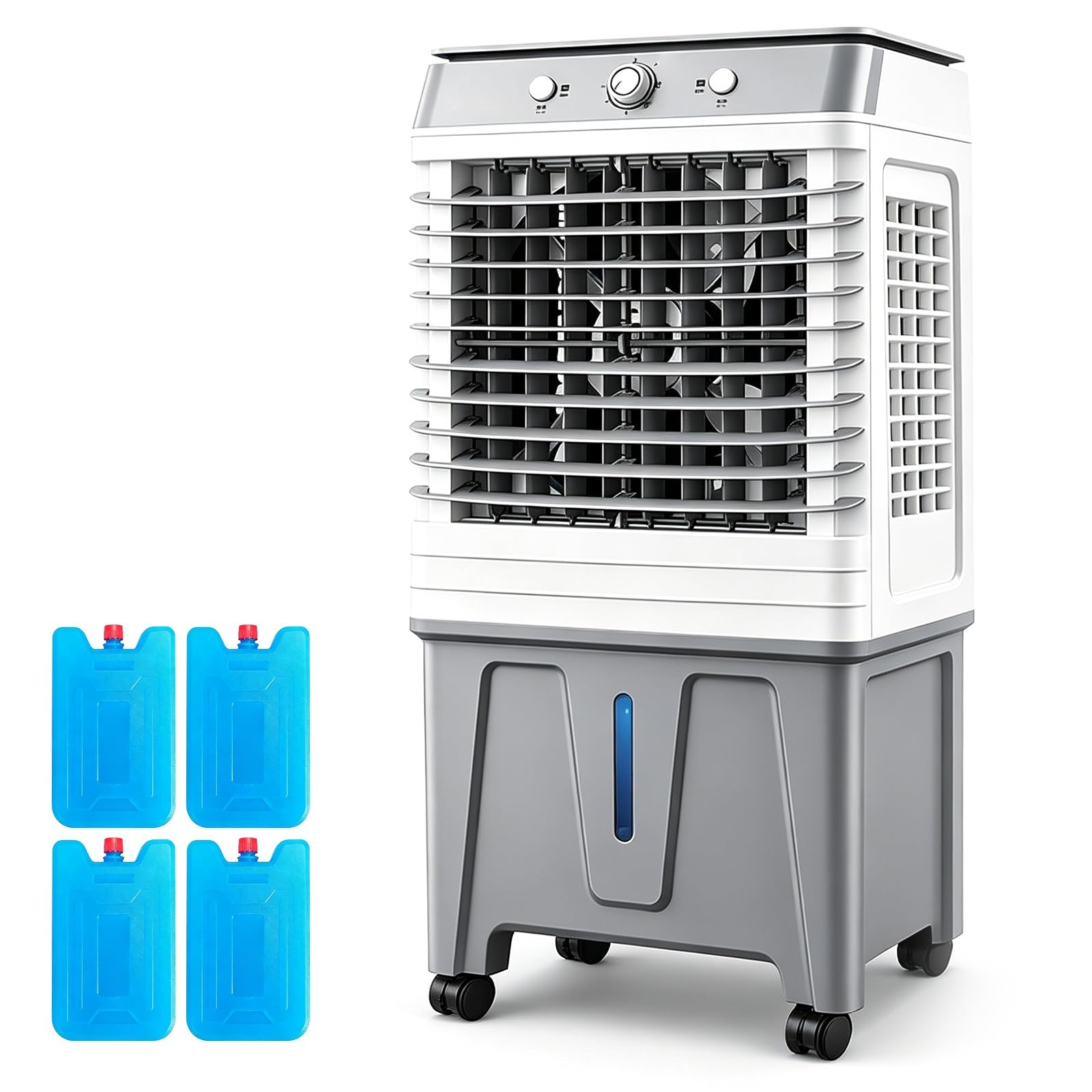 Portable Evaporative Air Cooler 17 gal Tank Commercial Rapid Cooling System