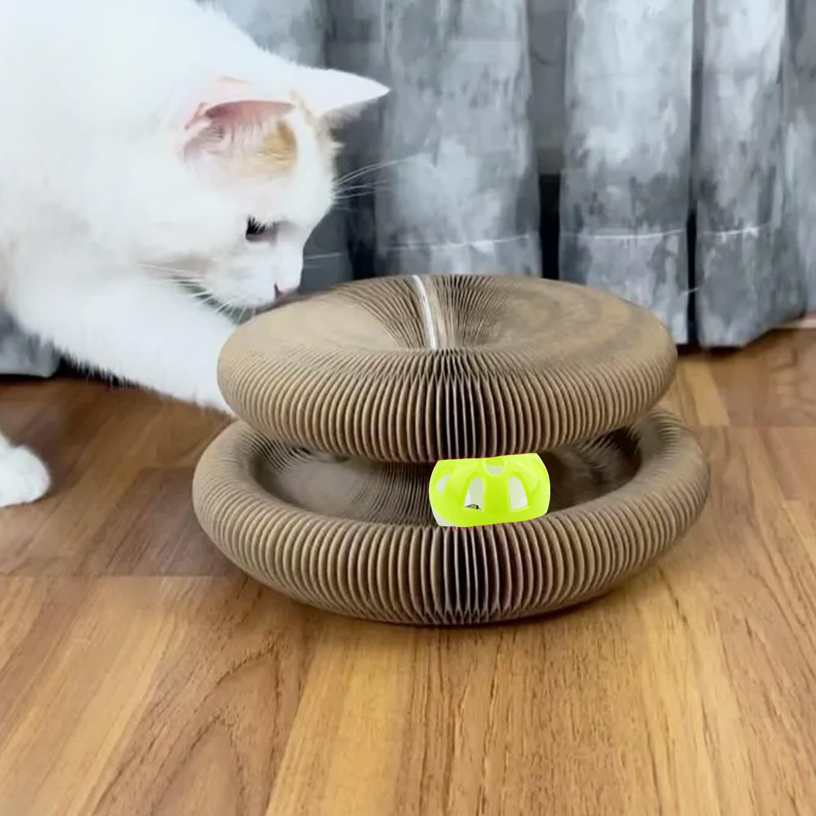 Box For Cats Griffoir Pour Chat Carton, Agic Organ Cat Scratching Board Avec Boule Pets At Home