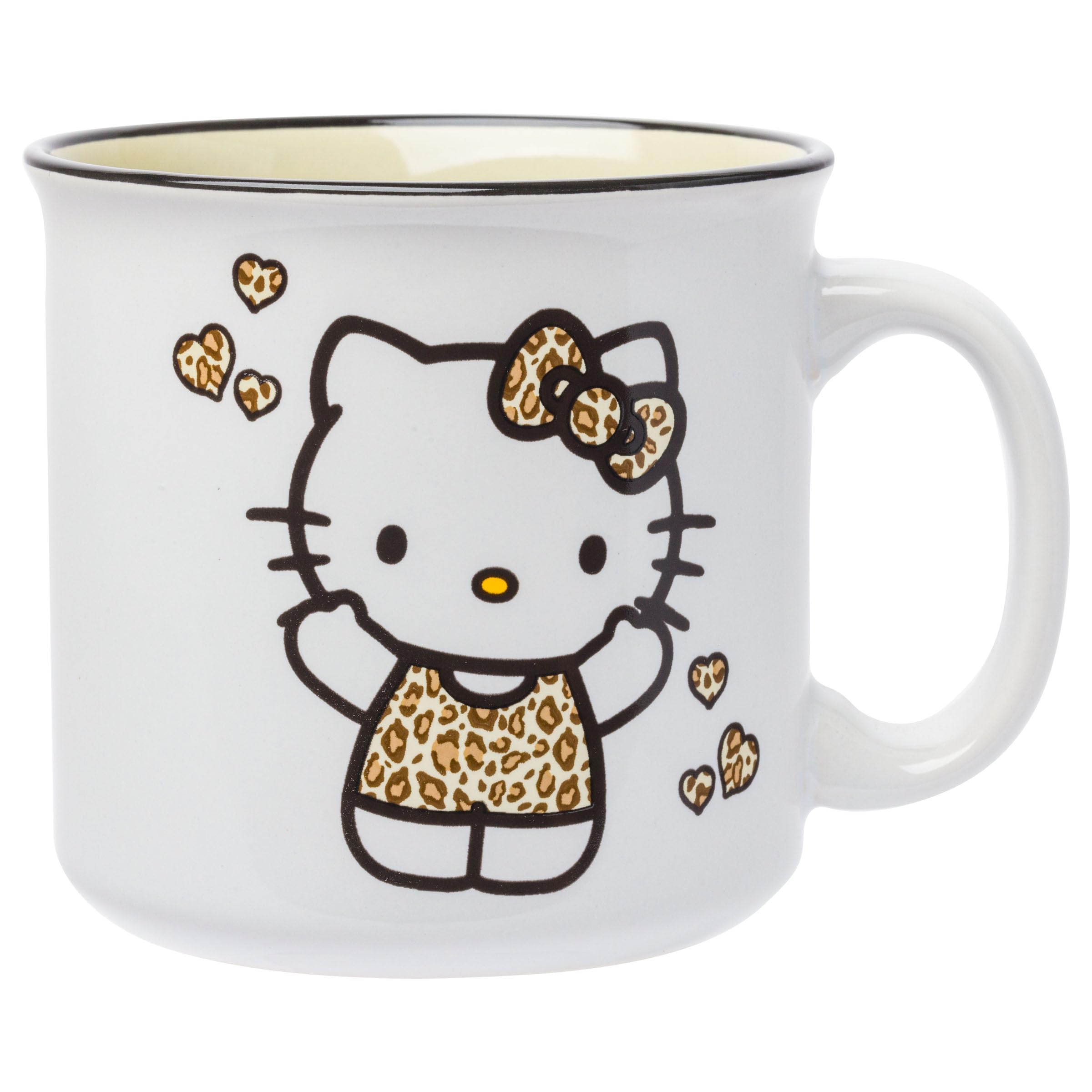 Snapklik.com : Silver Buffalo Sanrio Hello Kitty Leopard Outfit Ceramic ...