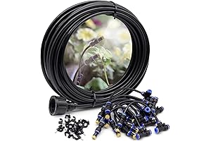 Outdoor Adjustable Mist Cooling System for Patio, Garden, Greenhouse