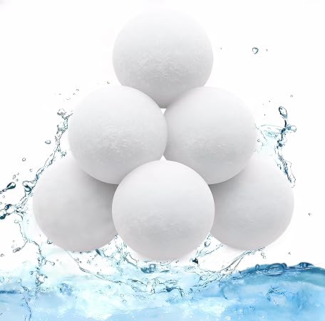 Pool Scum Cleaner Balls Antiespuma Para Jacuzzi Y Piscina, Absorbentes De Aceite Y Crema Reutilizables, Fibra De Poliéster, 7,5 Cm, Ideal Para Eliminar Residuos Orgánicos