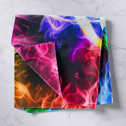 Miniatura 4 de Manta de pared con estampado de leopardo colorido para mujeres y niñas, tapiz con estampado de guepardo y arco iris, para niños, safari, piel