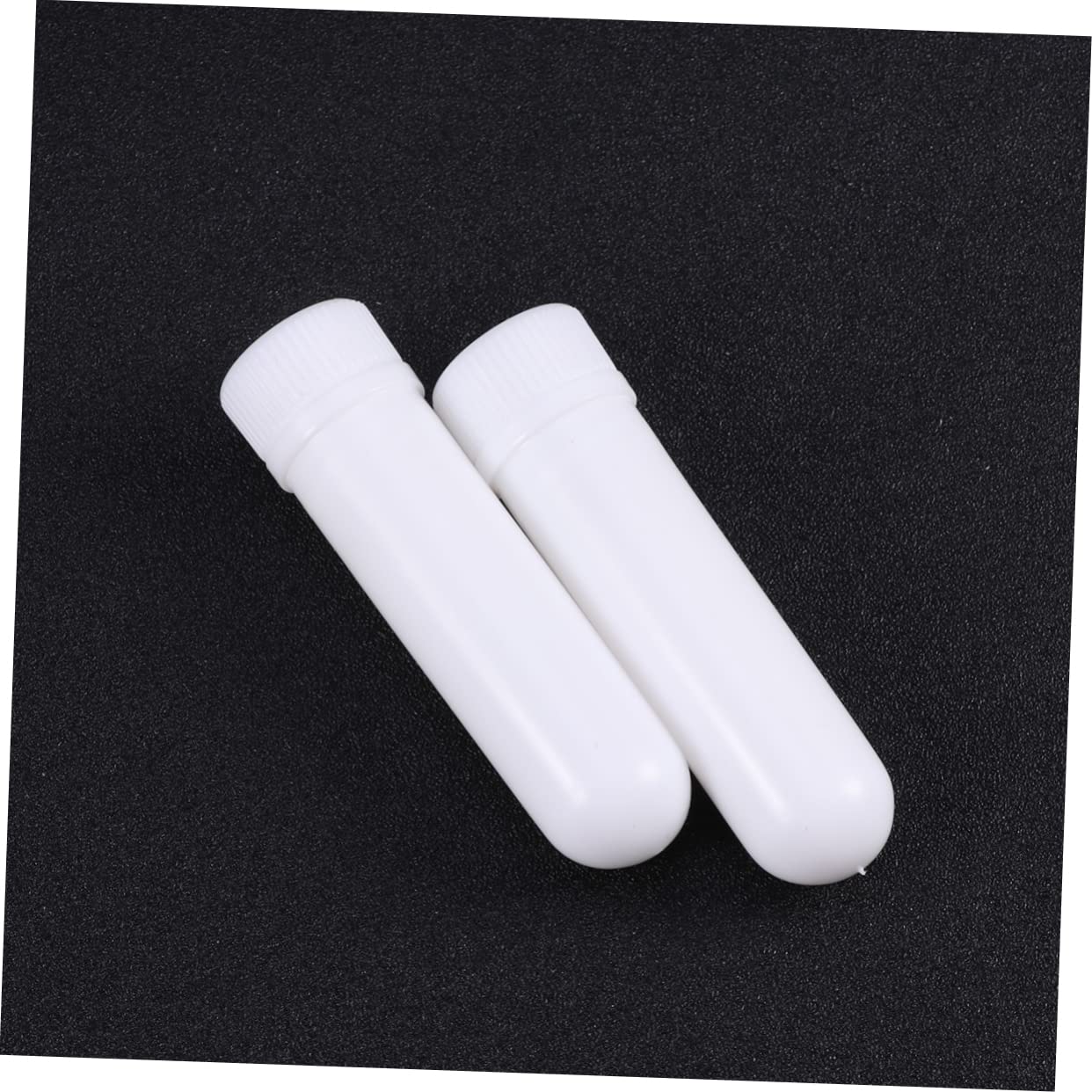 IWOWHERO 2sets Boom Nasal Stick Essential Oil Tube Refillable Acetate Cotton Swabs for Aromatherapy 12pcs*2