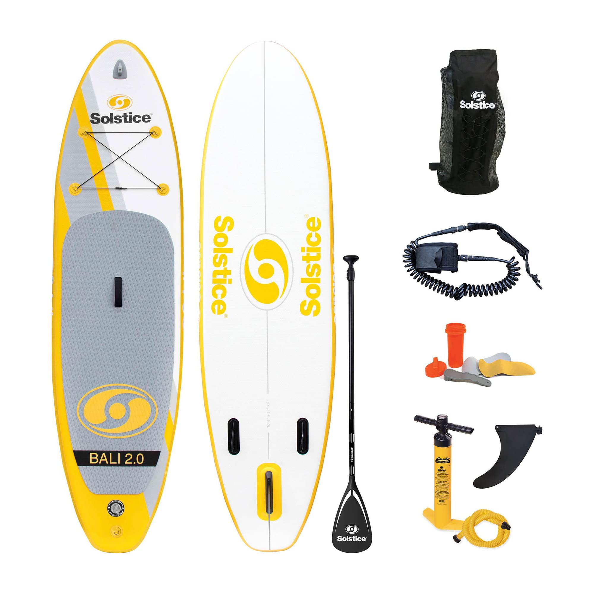 Solstice Watersports Bali 2.0 Inflatable Stand-Up Paddle Board Kit (10'6 x 32'' x 5'')