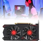 6GB GDDR5 Graphics Card Video GPU 192BIT Core 783MHz 1566MHz Memory Efficient Quiet Cooling PCI Express 2.0 with HD Multimedia DVI VGA for Gaming PC Work Movies