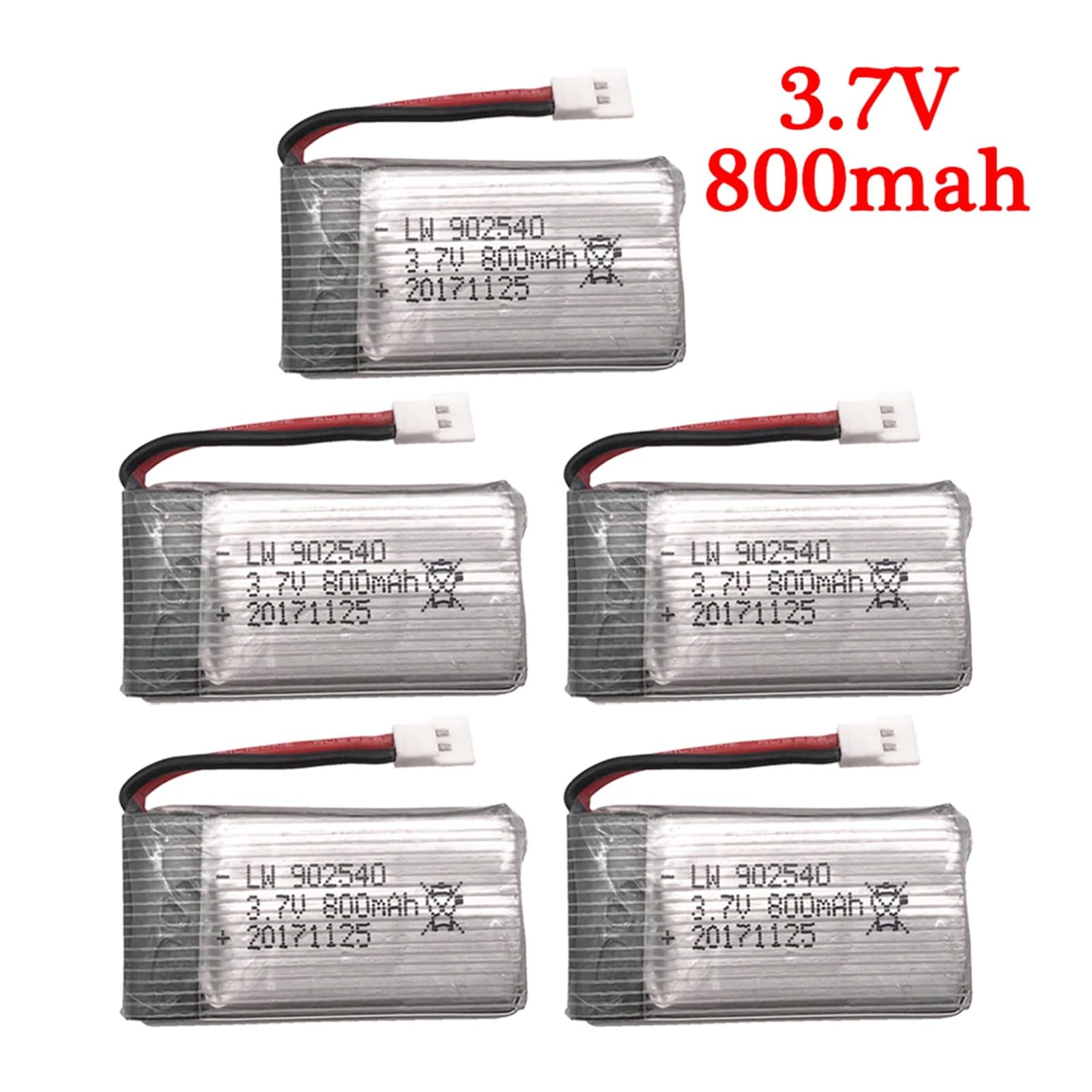 Drone RC 3.7V 800mAh 25C for X5 X5C X5SC X5SW TK M68 MJX X705C SG600 RC, pièces d'hélicoptère quadrirotor(10pcs)