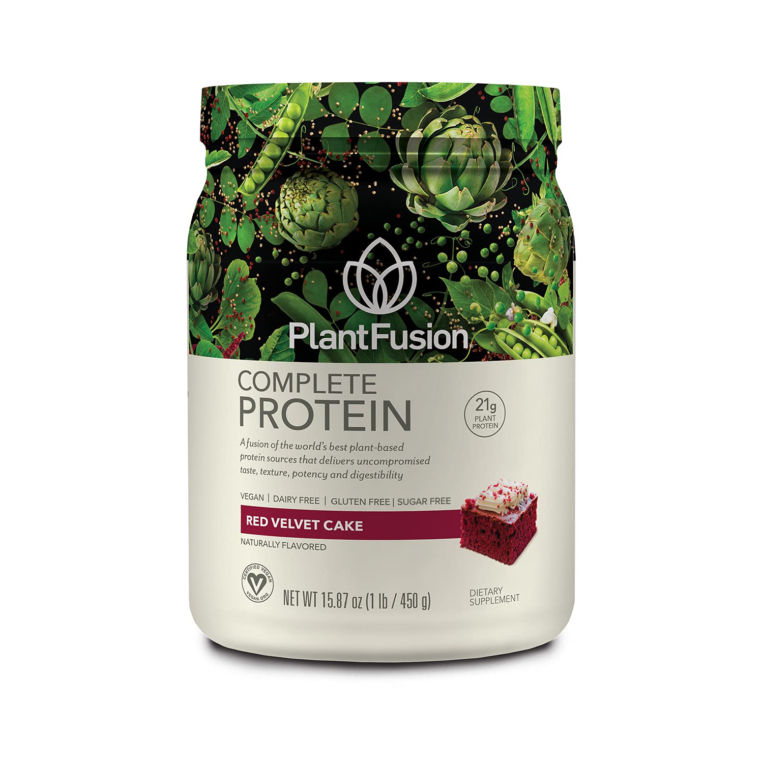 PlantFusion Vegan Protein Powder, Plant Based Protein Powder, BCAAs