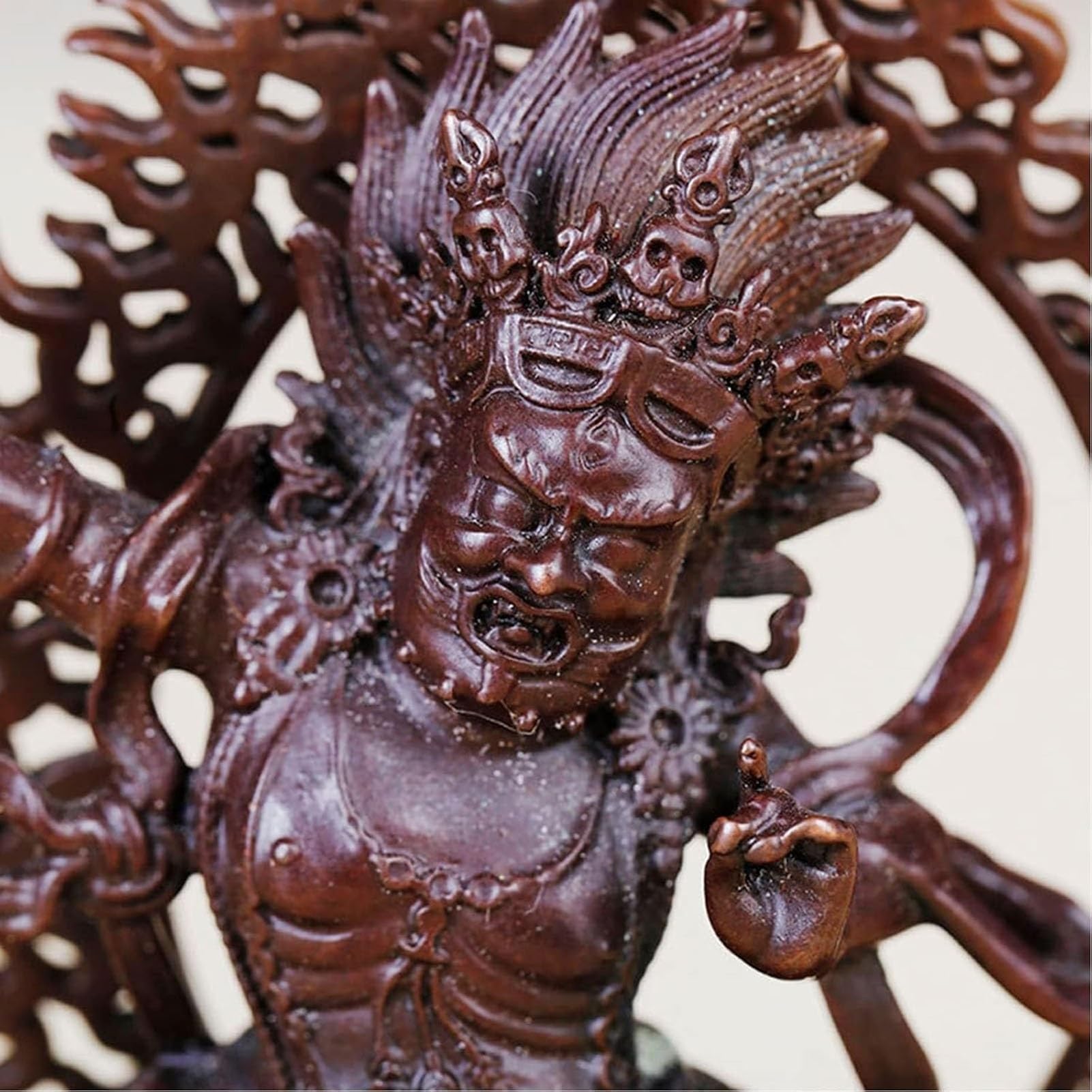 Lustige Kunststatue – Feng Shui Vajrapani Statue, Tibetische Buddha-Statue, Vajradhara-Statue, Dekorationsfiguren, Tantrischer Buddhismus Für Anfänger, Rotkupfer