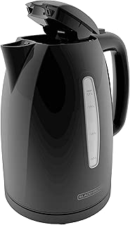 BLACK+DECKER KE1500B 1.7L Rapid Boil Electric Cordless Kettle, Black