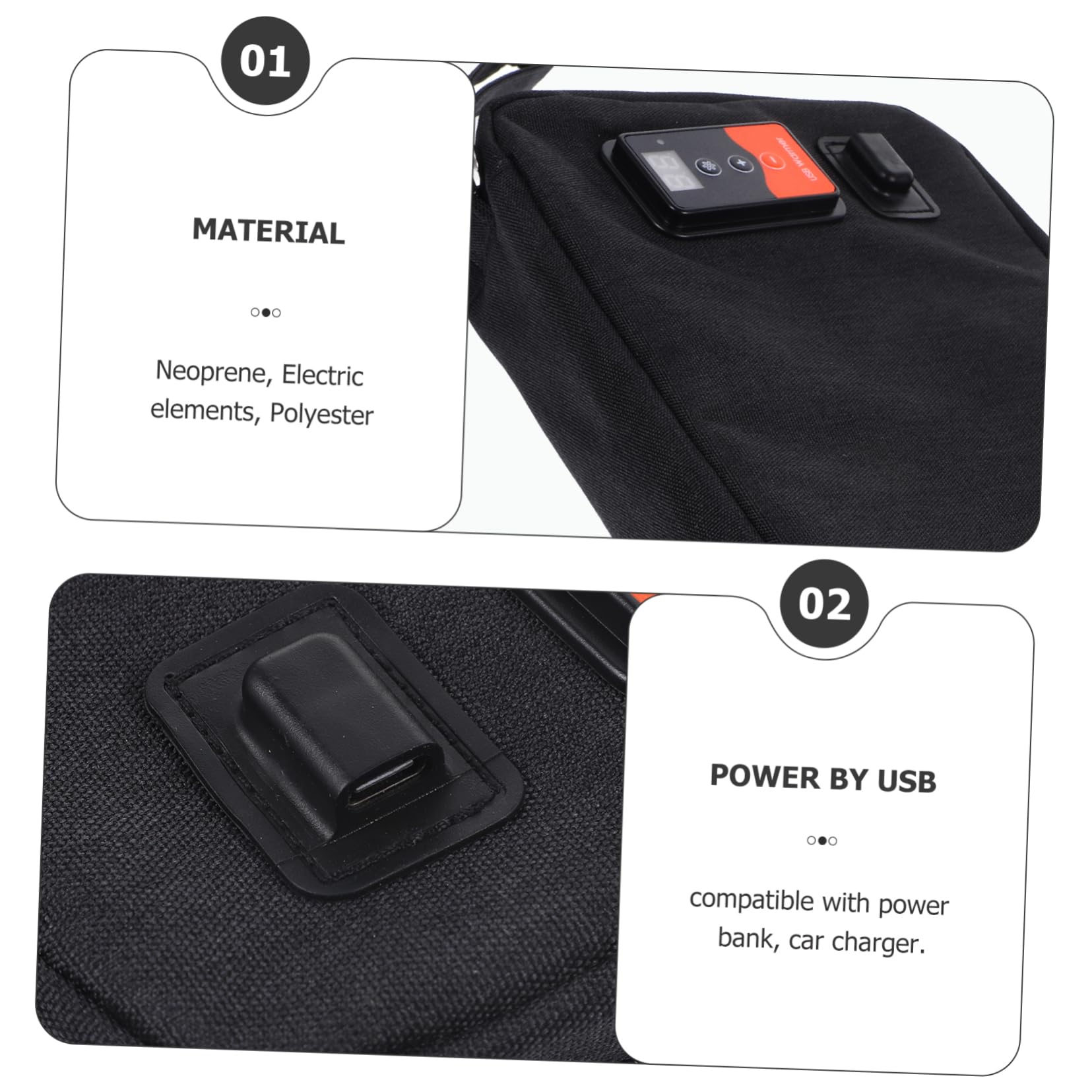 Calentador Portátil para Negro Ñiño Toallitas USB
