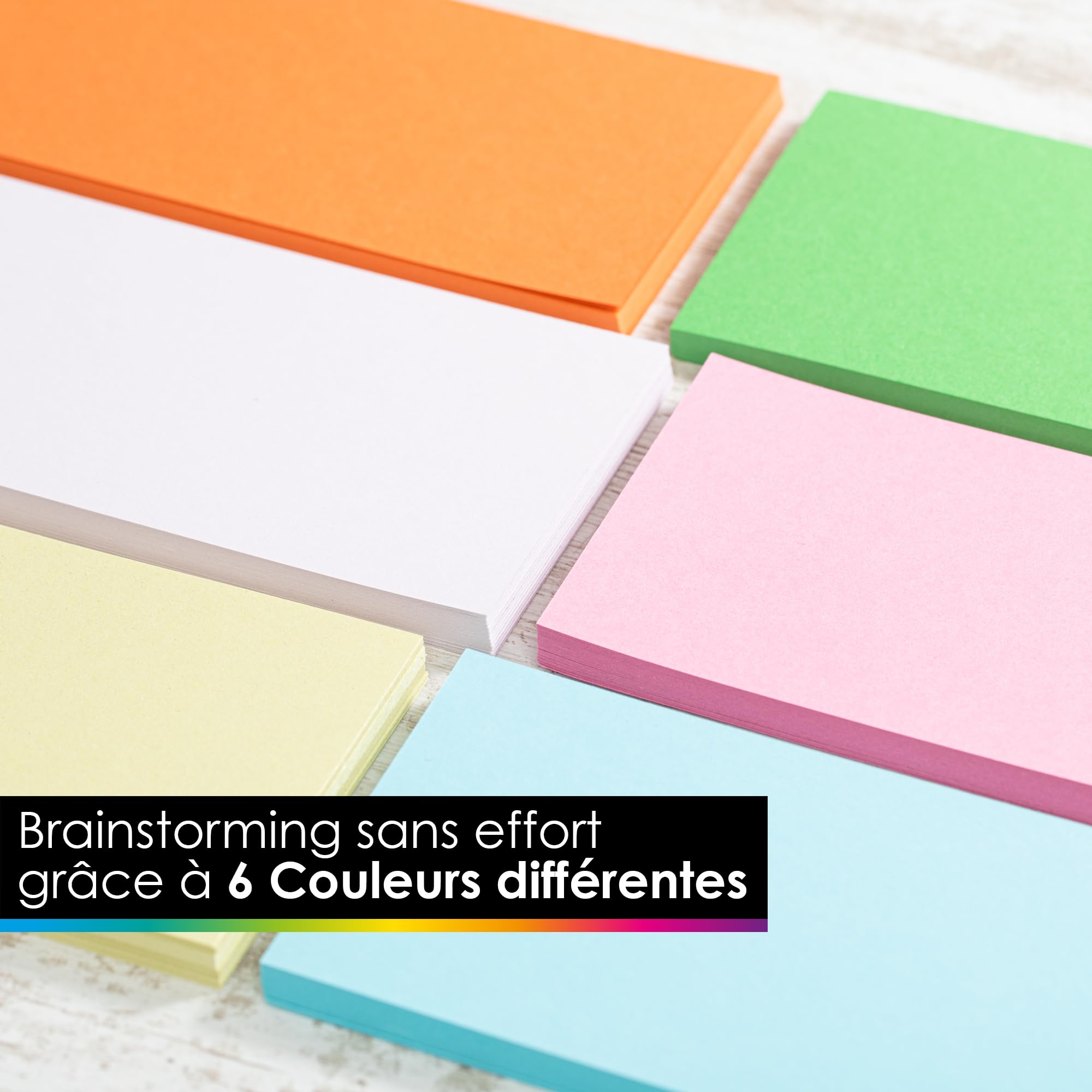 150PCS Cartes De Presentation Couleurs, Cartes De Présentation En