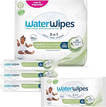 WaterWipes Plastic-Free Textured Baby Wipes