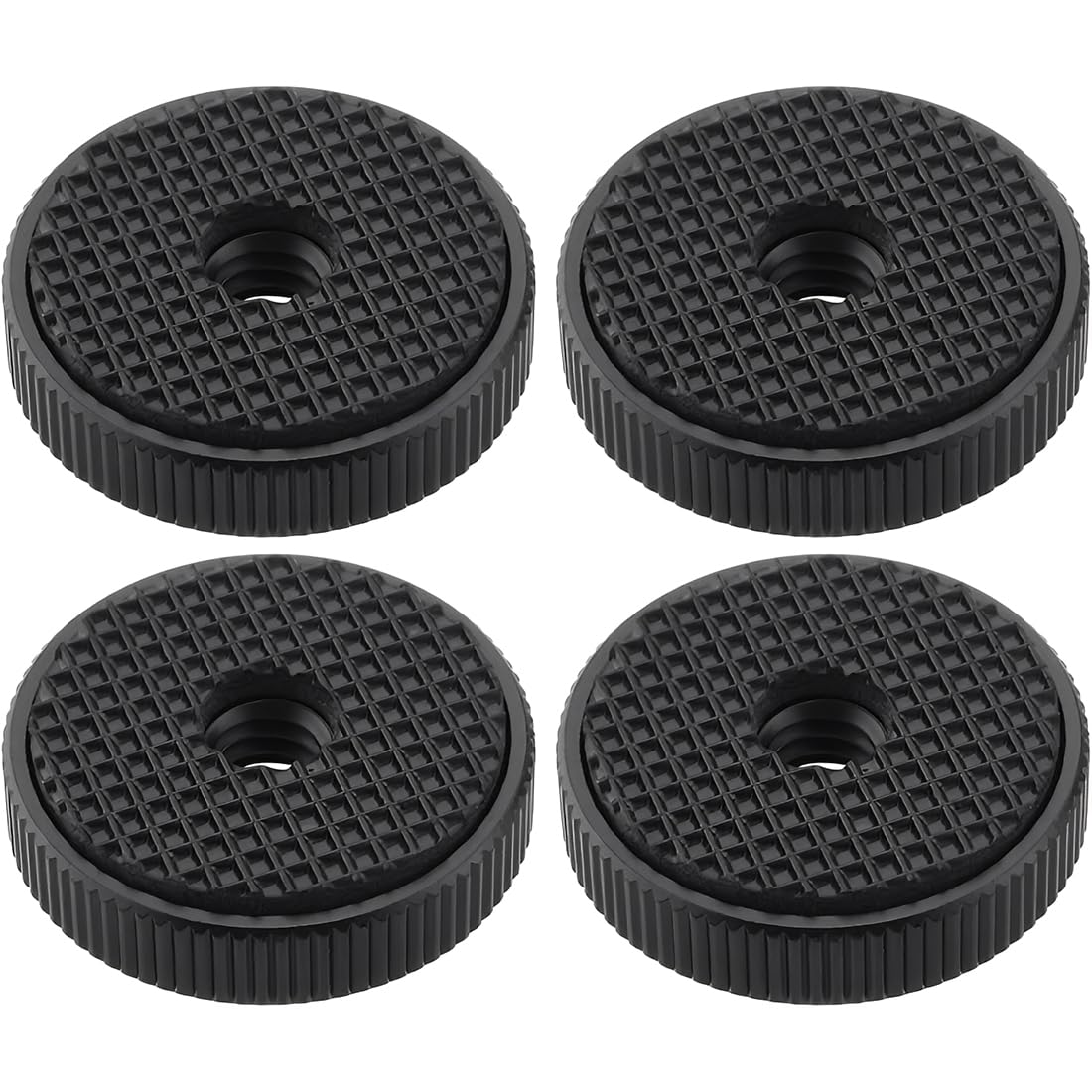 4 Pezzi 1/4" Macchina Fotografica In Rotella Del Pollice Femmina, 26x6.5mm, Dado Bloccaggio Della Macchina Fotografica Adattatore Per Macchina Fotografica Al Microfono Treppiede Collegamento