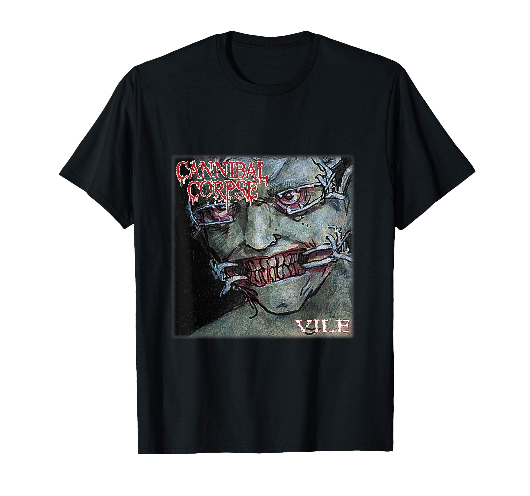 Cannibal Corpse Official Merchandise - Vile Black T-Shirt (Unisex