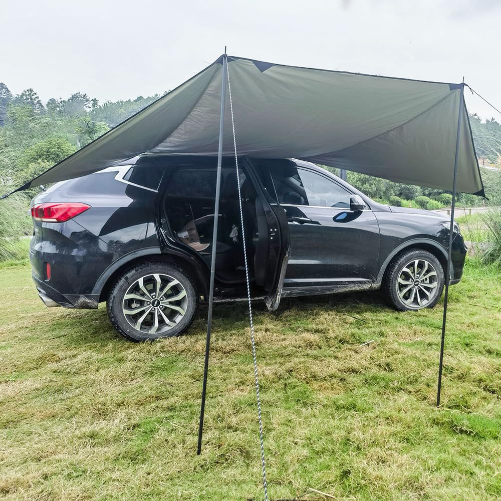 Auto Zelt für Skoda Kodiaq 2018-2021 2022 2023 2024 2025 293,Wasserdichtes Zelt für Auto,Schnellaufbau Zelt,UV-Schutz Zelt,Camping Zelt für Auto,Zelt 