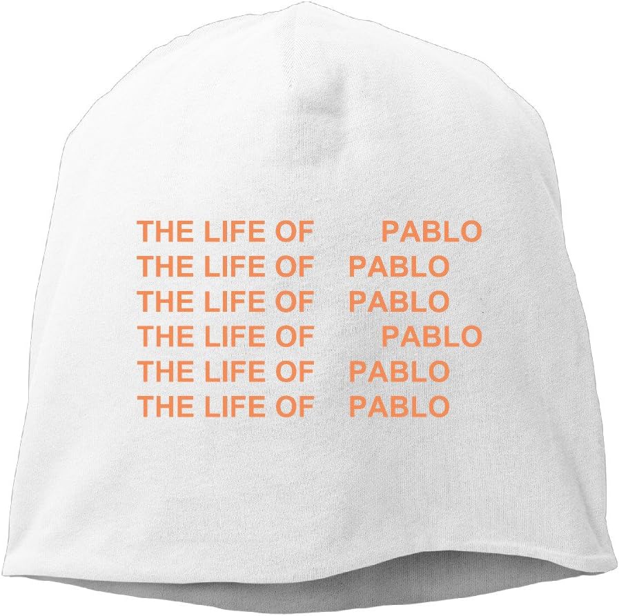 Mens Kanye West The Life of Pablo Woolen Beanie Hat White