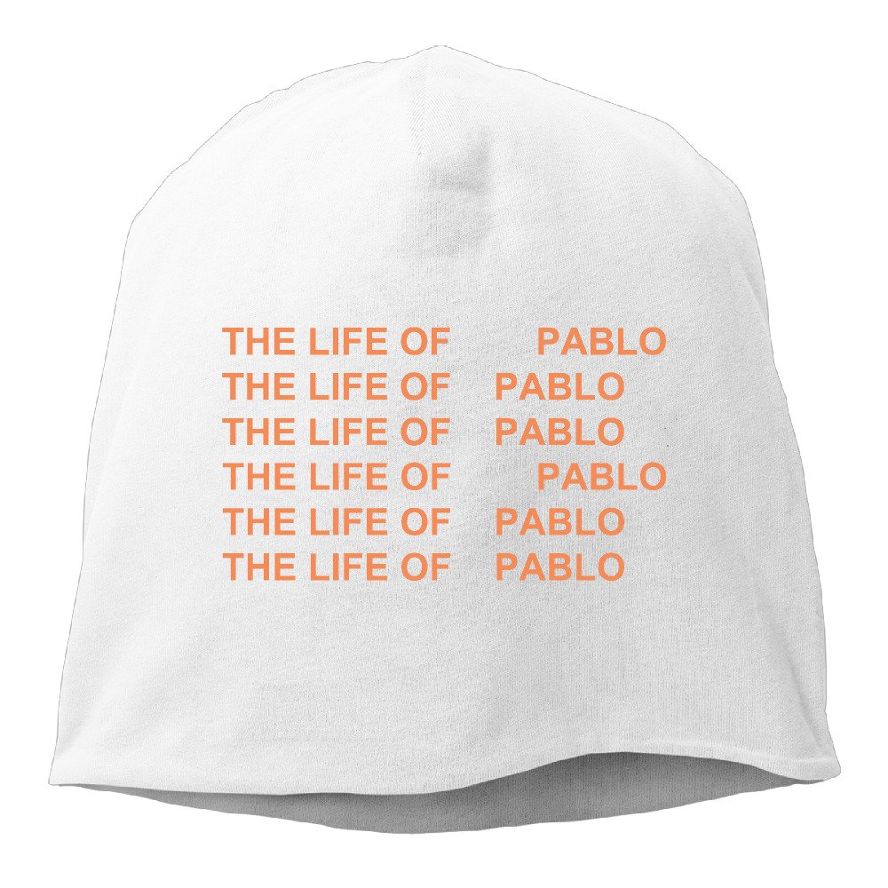 Mens Kanye West The Life of Pablo Woolen Beanie Hat White