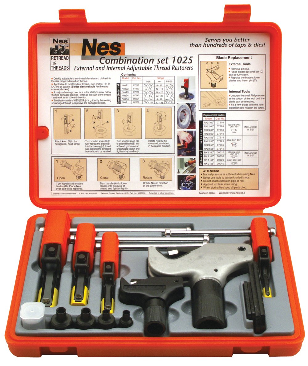 Amazon.com: Combination Thread Repair Set - External 4-38mm 5/32-1