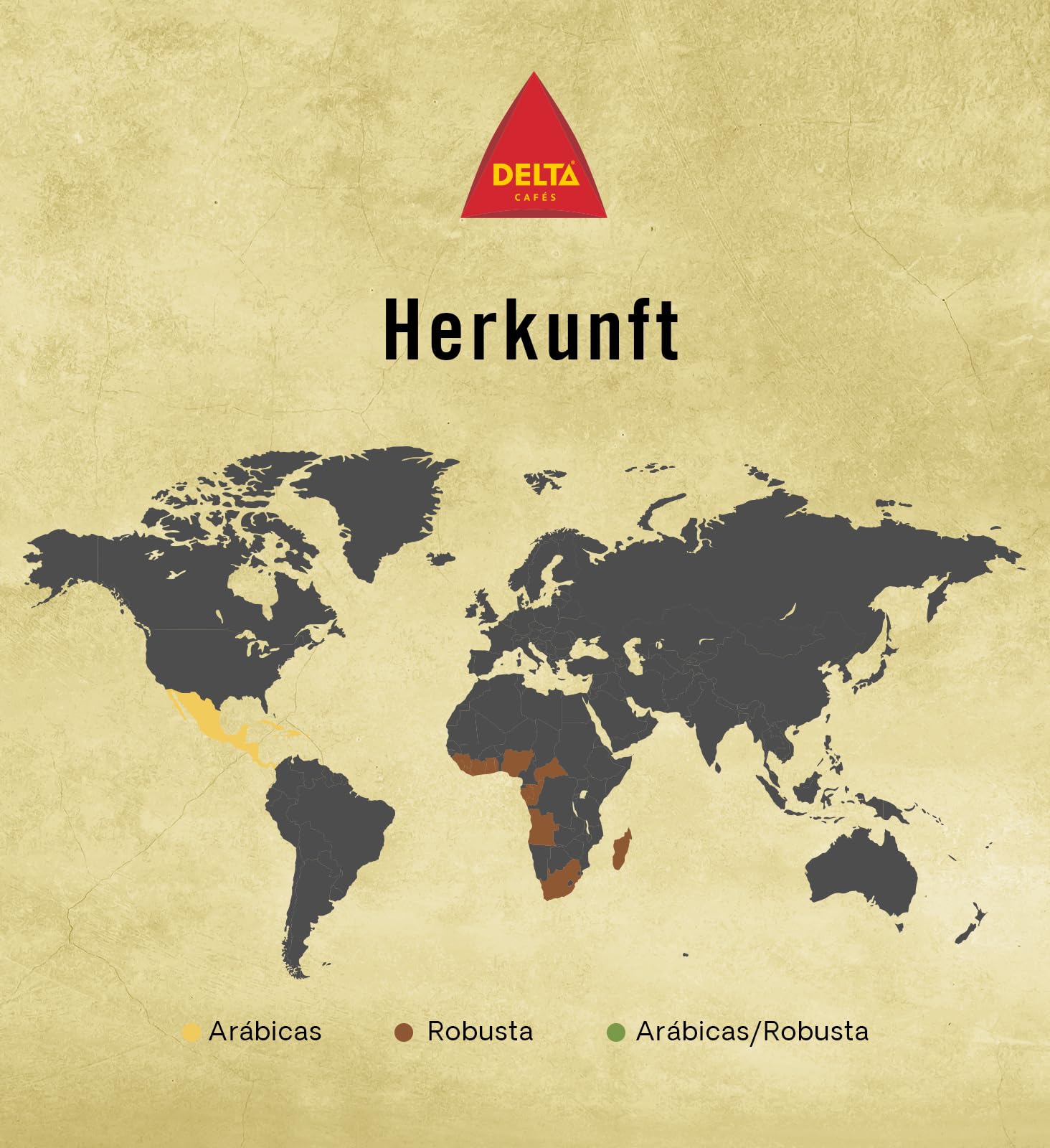Delta Cafés - Kaffeebohnen Gold - 2 Pakete à 1 kg - Intensität 12 - Vollmundige Arabica-Röstkaffeebohnenmischung - Sehr aromatisch mit Noten von Honig und Reifen Früchten