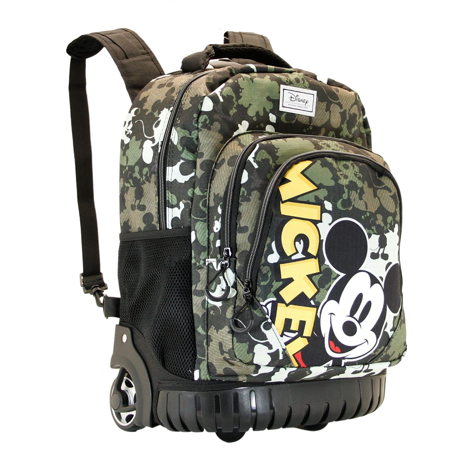 KARACTERMANIA Disney Trolley GTS FAN, 32 x 47 cm, Capacidad 39 L, Mickey Verde Militar