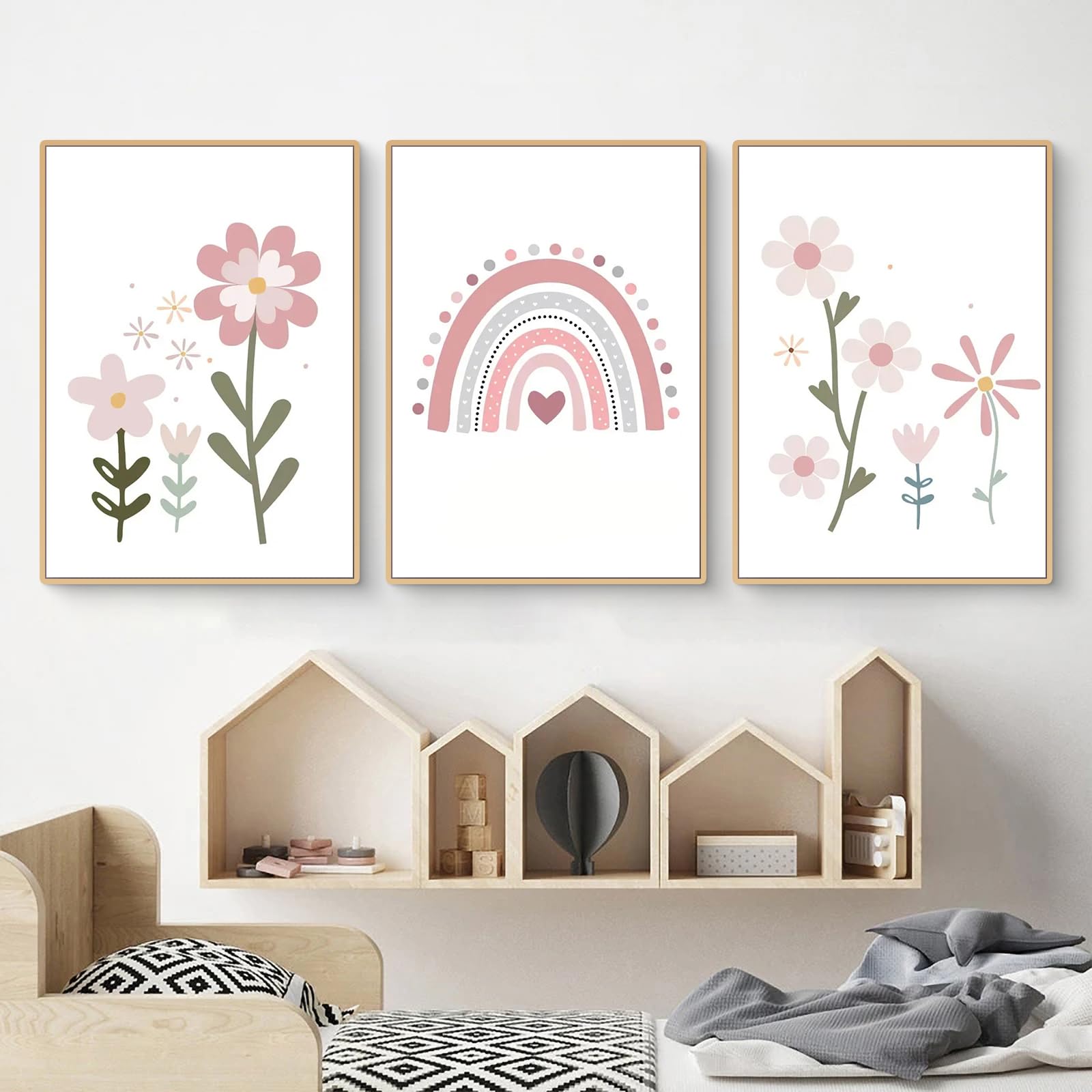 Artpin® 3er Set Poster Kinderzier Von Künstlerin  Produktbild-Vorschau 6