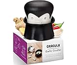 OTOTO Gracula Garlic Press, Garlic Mincer, Garlic Peeler Crusher, Halloween Kitchen - Also for Ginger, Nuts, Chili, Herbs - Spooky Goth Gifts