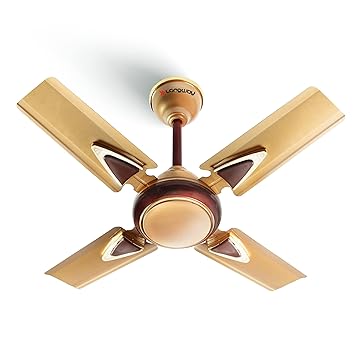 LONGWAY Starlite-1 P1 600 mm/24 inch Ultra High Speed 4 Blade Anti-Dust Decorative 5-Star Rated Ceiling Fan (Pack of 1)