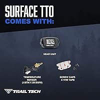 Vista 4 de Trail Tech 742-ES2 TTO Medidor digital de temperatura roscado enchufe 1/8-28 sensor BSPP