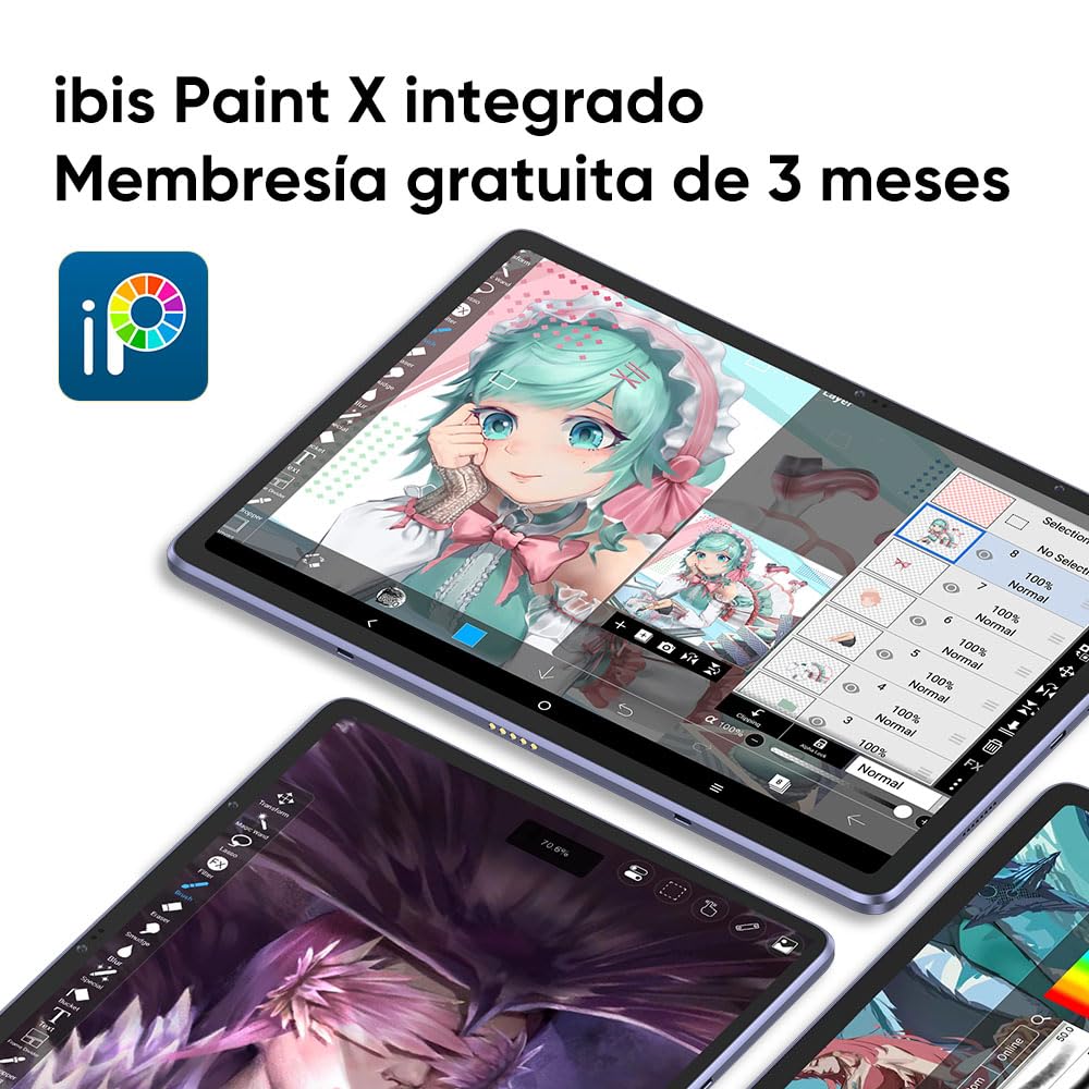 XPPen Magic Drawing Pad 12 Pulgadas, Tableta Gráfica con Pantalla Independiente X3 Pro Lápiz 16K Niveles Resolución 2160 x 1440, Tablet Android 8GB+256GB WiFi, Tableta Gráfica Dibujo Digital Portátil