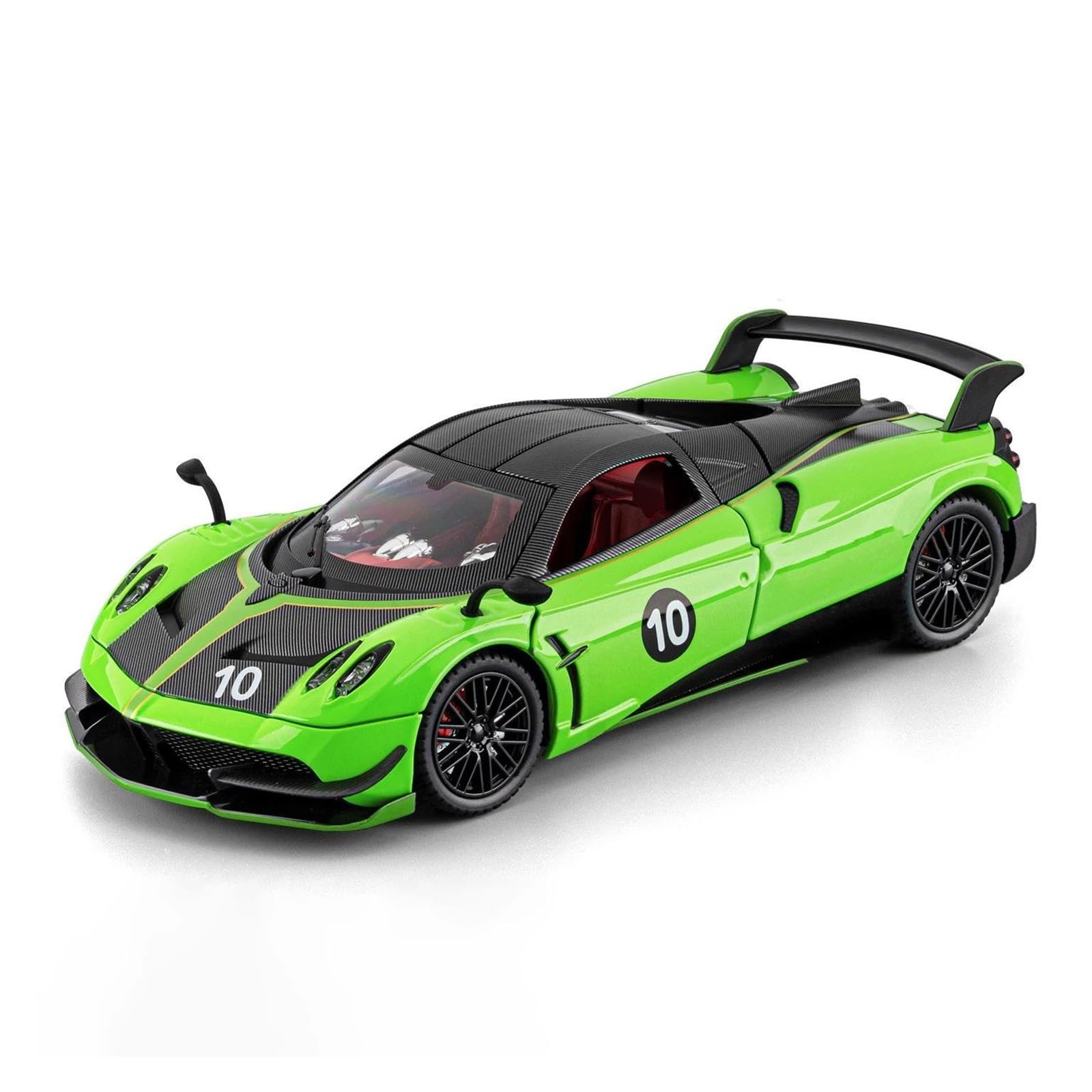 Mocalux Green Scale Die-Cast Model Car For Pagani For Huayra Diecast Model Car