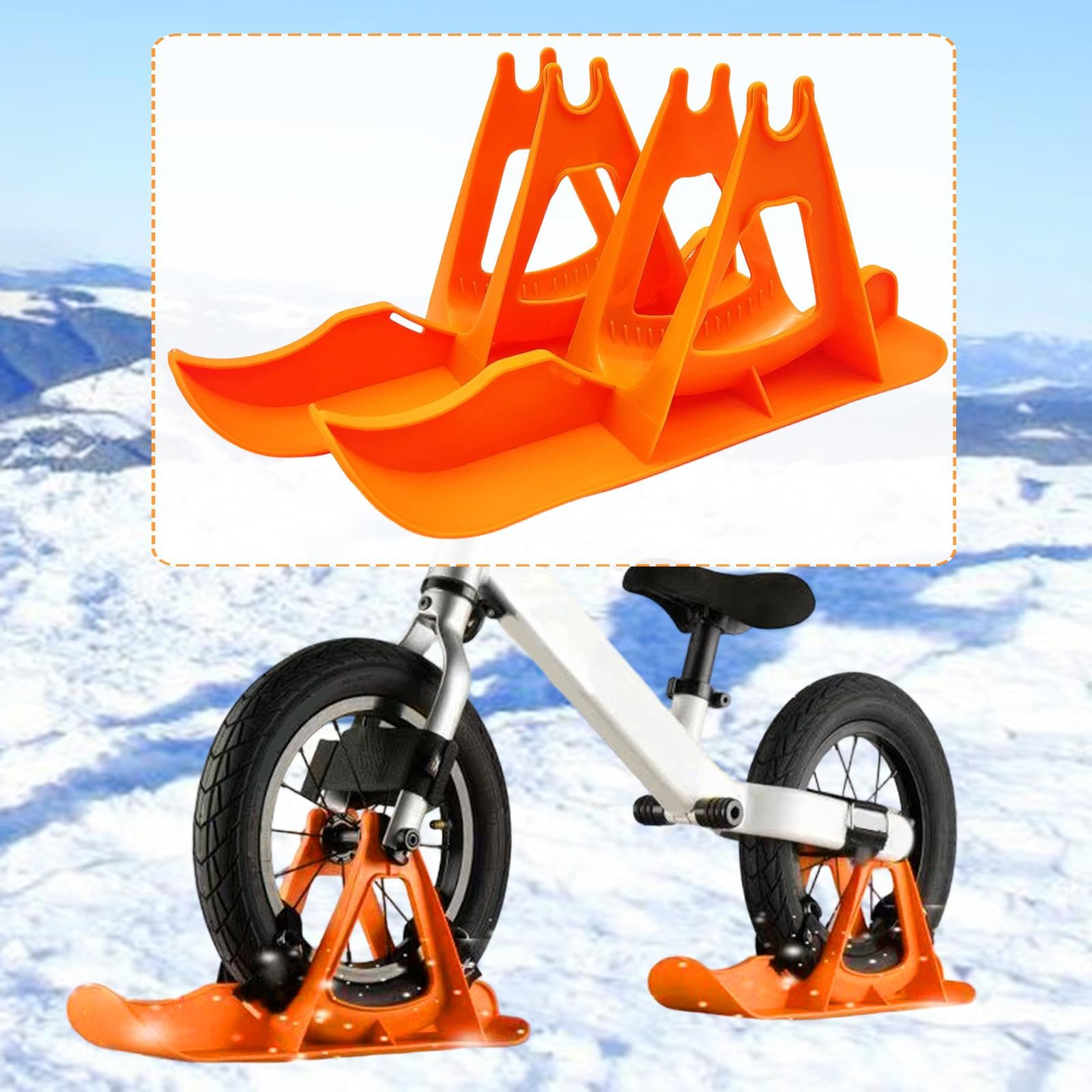 Kids Scooter Sneeuwslee, Draagbare Veilige Onderdeelbevestiging